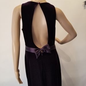 Laundry by Shelli Segal Velvet Dress  12 Low Back